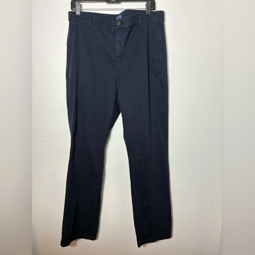 The Children’s Place Boys Sz 18 Chino Pants Straight Leg Navy Blue Sz 18 School